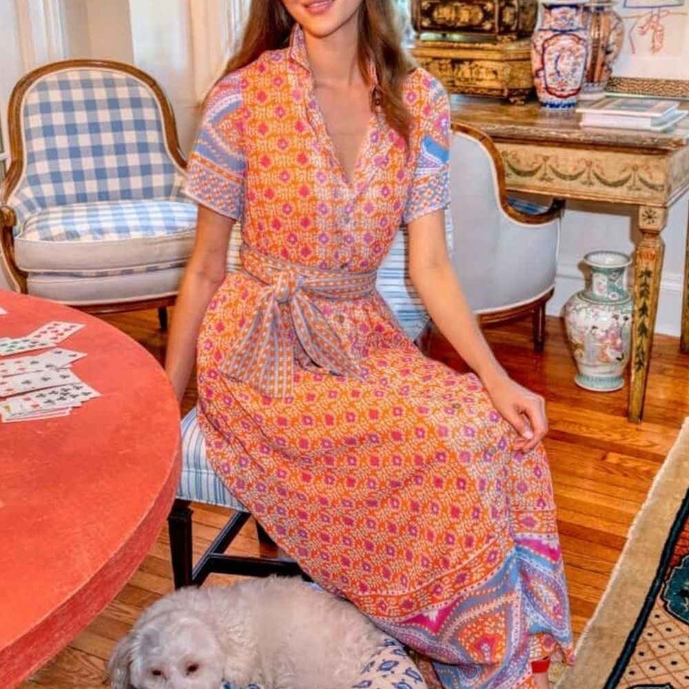 Gretchen Scott Womens Panache Maxi Dress Paisley Park Size XS